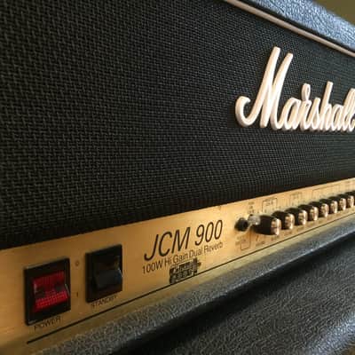 Marshall JCM 900 Half Stack (JCM 4100 Hi-gain Dual Reverb Head w/ JCM 900 Lead 1960 Cabinet 4x12) image 4