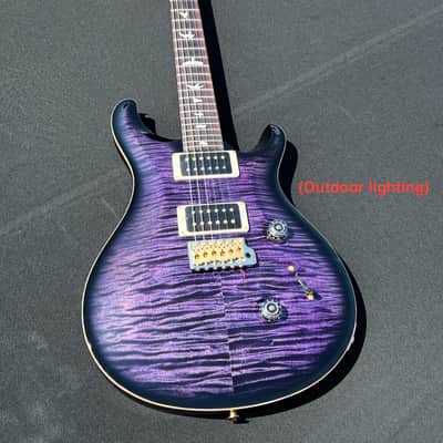 PRS Custom 24 10 Top Electric Guitar - Purple Mist image 8