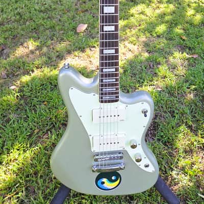 (EMG Upgraded) Harley Benton JA-60 CC-Inca Silver Jazzmaster Guitar StopTail image 3