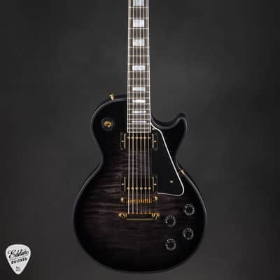 Gibson Custom Shop Made 2 Measure Les Paul Custom Figured Charcoal Widow 9.14 #CS600481 image 3