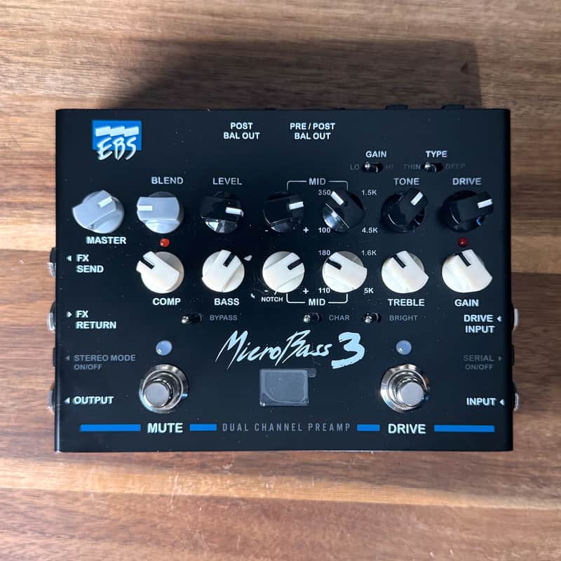 EBS MicroBass 3 Bass Preamp - AS NEW image 1