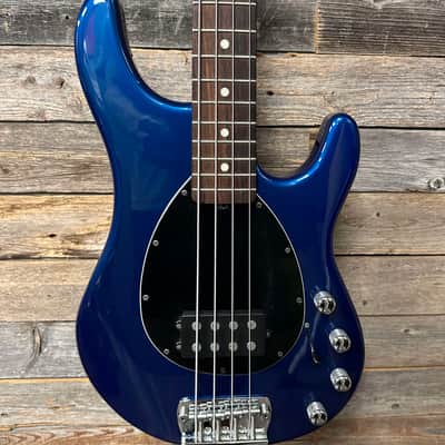 Ernie Ball Music Man Sterling 4 H with Maple Neck & Rosewood Fretboard 2005 Blue Pearl image 1