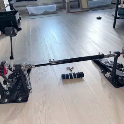Pearl P2002C Black Chain PowerShifter Eliminator Chain-Drive Double Bass Drum Pedal 2010s - Chrome / Black image 5