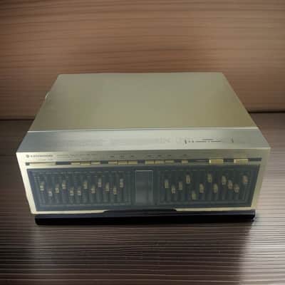 Kenwood Kenwood GE-1000 rare, vintage 12-band stereo graphic equalizer 70s - Black image 2