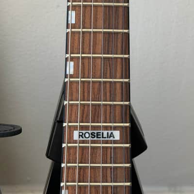 ESP BanG Dream! M-II SAYO Mini Roselia Guitar + Strap + ESP Gig Bag + Stand – Excellent image 6