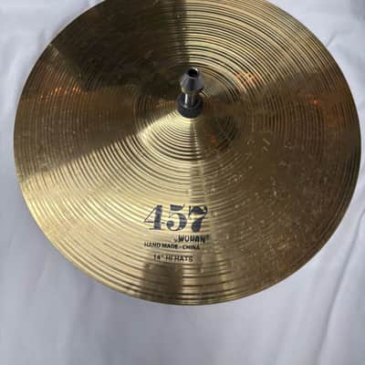 Used 457 Wuhan 14” Pair of Hi-Hat cymbals - sold as is image 3