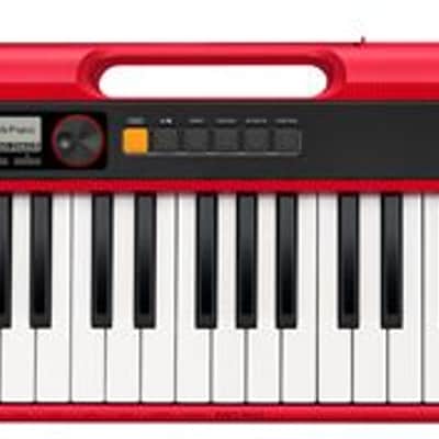 Casio CTS200 Portable Keyboard in Red with USB image 2