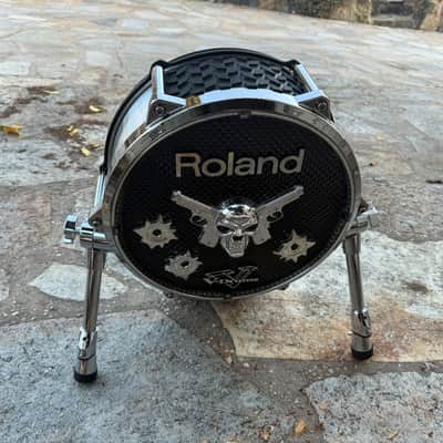 Roland KD-140 Bass Drum Trigger Pad 14" Silver w/ CUSTOM GRAPHICS image 4