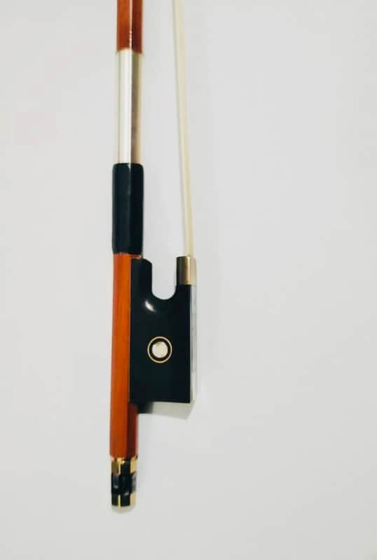 Fine Violin Bow Copy of Eugène Sartory - Pernambuco silver wining Leather Grip image 1