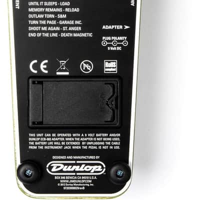 JIM DUNLOP Cry Baby Wah KH95 Guitar Effects Pedal image 5