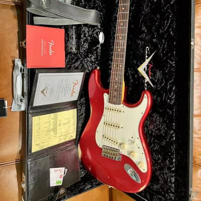 Fender Custom Shop '62 Stratocaster Limited Edition Candy Apple Red image 2