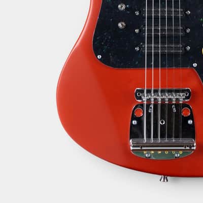 Stella Style Custom Electric Guitar Vintage Soviet USSR Stereo Retro Design image 5