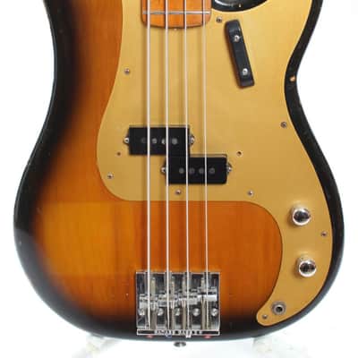 1983 Fender Precision Bass American Vintage '57 Reissue sunburst Fullerton image 2