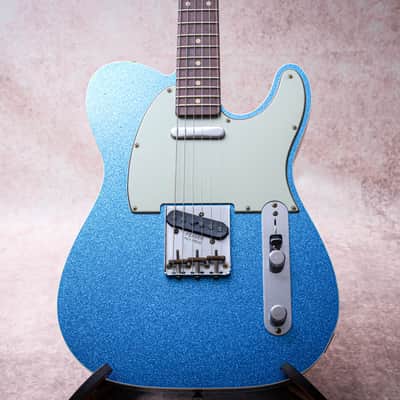 FENDER USA Custom Shop 60's Flamethrower Telecaster Custom Jrny Relic "Lake Placid Blue Sparkle" (2026) image 5