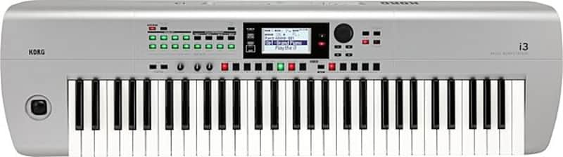 Korg I3MS i3 Music Workstation Keyboard. Matte Silver image 1