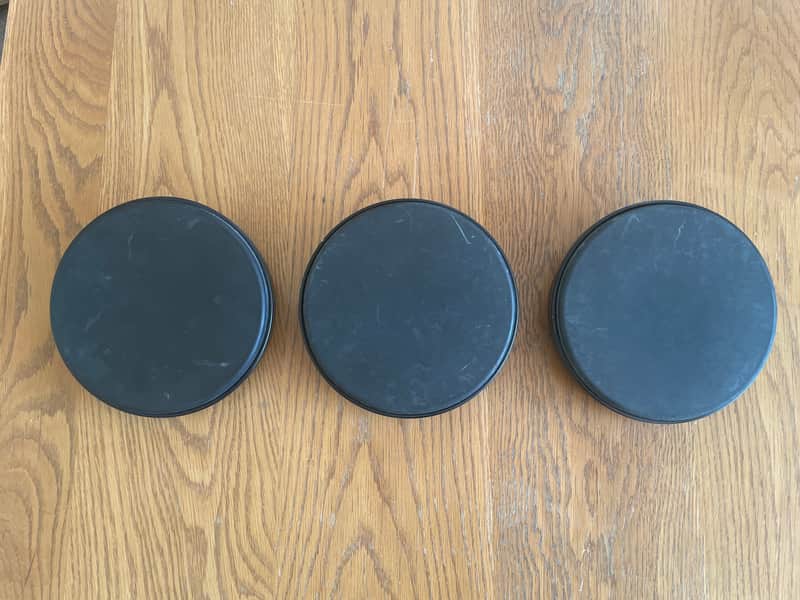 Roland Drum Pads x 3 - Black image 1