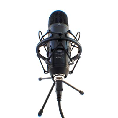 Recording Tools MCU-01 Large Diaphragm Cardioid USB Condenser Microphone Black image 2