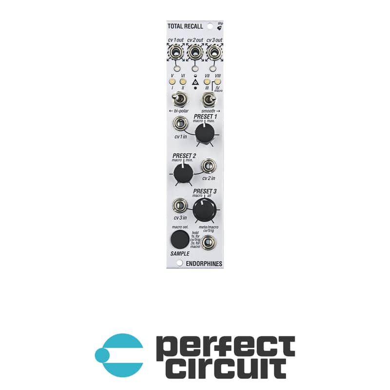Endorphin.es Total Recall Preset Manager + Macro Controller (Silver) image 1