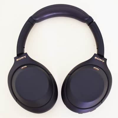 Sony WH-1000XM4 Wireless Active Noise Canceling Over-Ear Headphones - Blue image 2