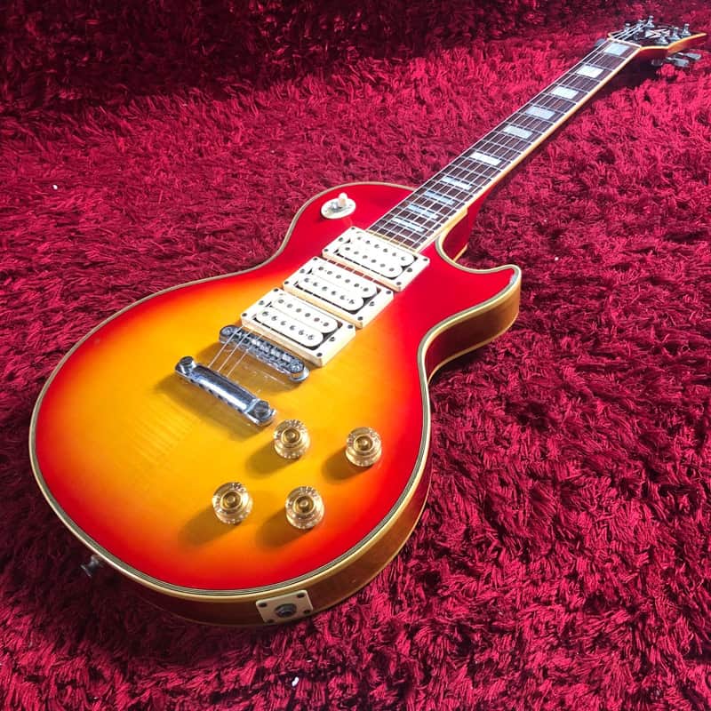 Electric Guitar Les Paul GRECO EG-600 Cherry Sunburst Japan Vintage image 1