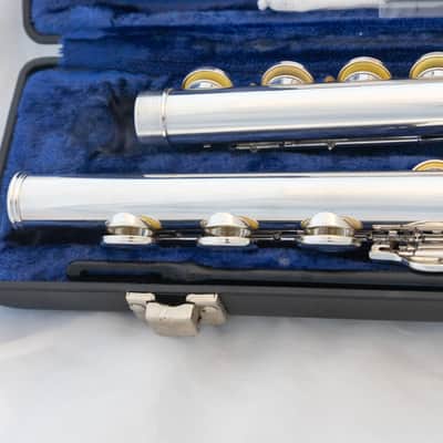 Gemeinhardt 3SB Intermediate Flute *All Solid Silver *B-foot *Open-hole *Cleaned & Serviced image 9