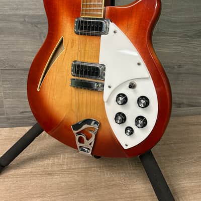 1986 Rickenbacker 360 Fireglo Electric Guitar w/ Case #2697 image 4
