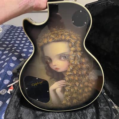 Epiphone Adam Jones Signature Art Series Les Paul Custom 2024 - Mark Ryden’s “Queen Bee" / Silverburst image 3
