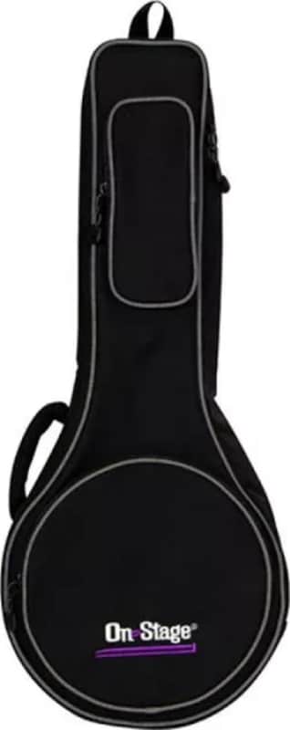 On-Stage GBM4770B Mandolin Gig Bag, Black image 1