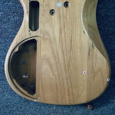 Solid Alder Wood 4 String Bass Body image 4