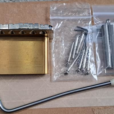 MannMade USA Tremolo Bridge Nickel/Polished Saddles PRS image 4