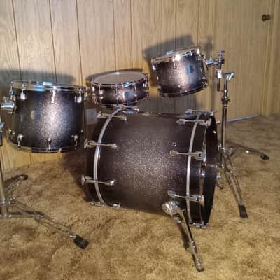 Yamaha Absolute birch noveau 2004 - black sparkle sunburst laquer image 11