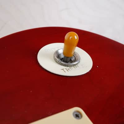 Burny Super Grade RLG-50 '59 Model MIJ 1985 Cherry Sunburst Vintage Japan w/ Bag image 8