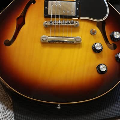 2010 Gibson Custom Shop ES-339 Semi-Hollow Electric Guitar Sunburst + COA OHSC image 6