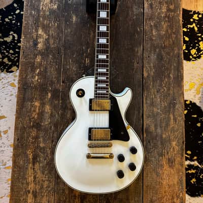 Greco Japanese EG-600 Alpine White Single Cut 1989 Custom MIJ w/ HSC image 14