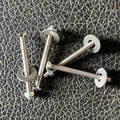 Set of 4x modern Vox AC30 AC50 etc handle Mounting bolts / nuts image 1