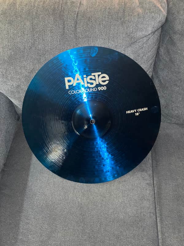 Paiste 18" Color Sound 900 Series heavy Crash Cymbal 2017 - Present - Blue Bild 1