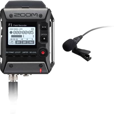 Zoom F1 Field Recorder Lavalier Package image 2