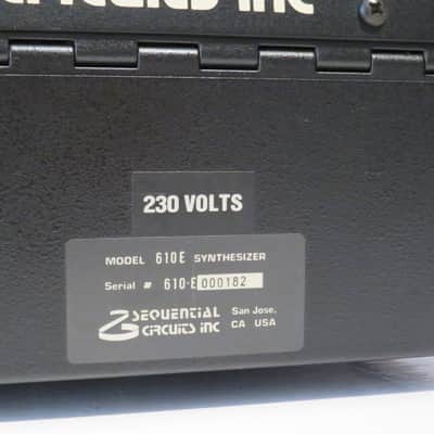 Sequential Circuits Six Trak 6-Voice Polyphonic Synthesizer image 10