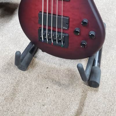 Spector Bass NS Pulse II 5-String Bass Guitar - Black Cherry Matte image 3