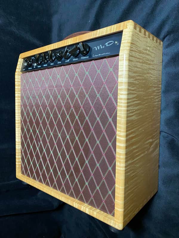 Handwired Indigo Amplification 50 Watt McD Tube 1x12 Combo (Dumblesque) image 1