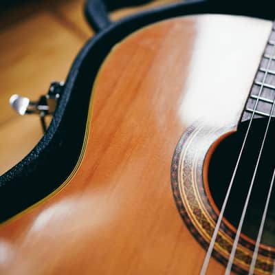 1999 Ryoji Matsuoka M50 – Handcrafted in Japan| Solid Top | Hard Case  | Vintage Classical Tone image 9