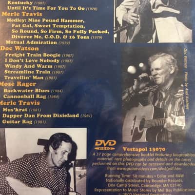Legends of Country Guitar DVD Chet Atkins Doc Watson Merle Travis Mose Rager image 2