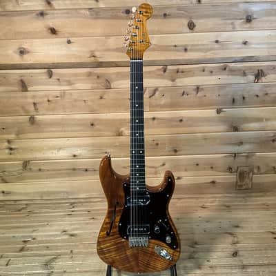 Fender Artisan Koa Dual P90 Strat - Aged Natural image 2