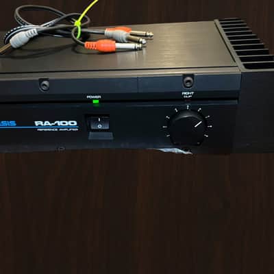 Alesis RA100 Reference Amplifier 1990s - Black image 5