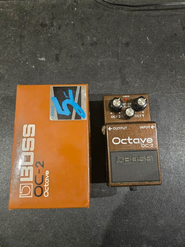 Boss OC-2 Octave (Black Label) 1989 - 1997 - Brown image 1