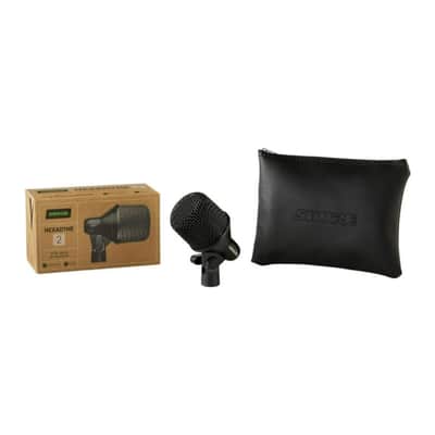 Shure Nexadyne 2 Dynamic Kick Drum Microphone with Revonic Dual-Engine Transducer Technology and Supercardioid Polar Pattern (Black) image 6