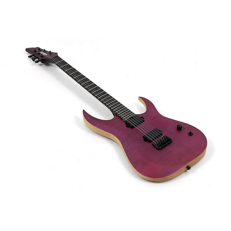 Schecter Guitar Research John Browne Tao-6 Electric Guitar Regular Satin Trans Purple image 1