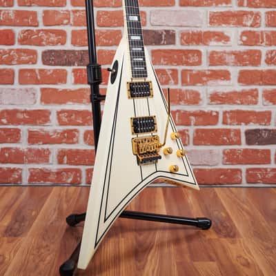 Jackson Randy Rhoads Tribute Limited Edition "Concorde" 177 of 250 Ivory with Black Pinstripes 1992 w/OHSC image 3