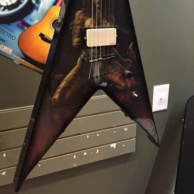 BC Rich Limited Edition Body Art Collection JR V Electric Guitar w/ EMG + Case image 2