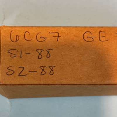 1964 General Electric 6CG7 6FQ7 Vintage 1960s Gray Plate Halo Getter Tube! T435 image 6